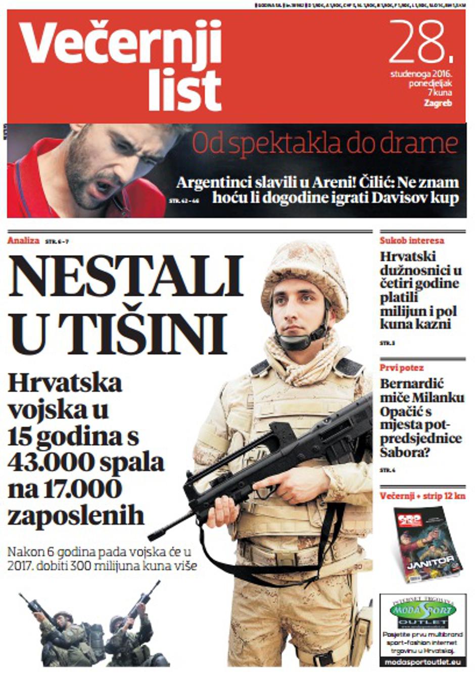 Naslovnica 28.11. 2016. 