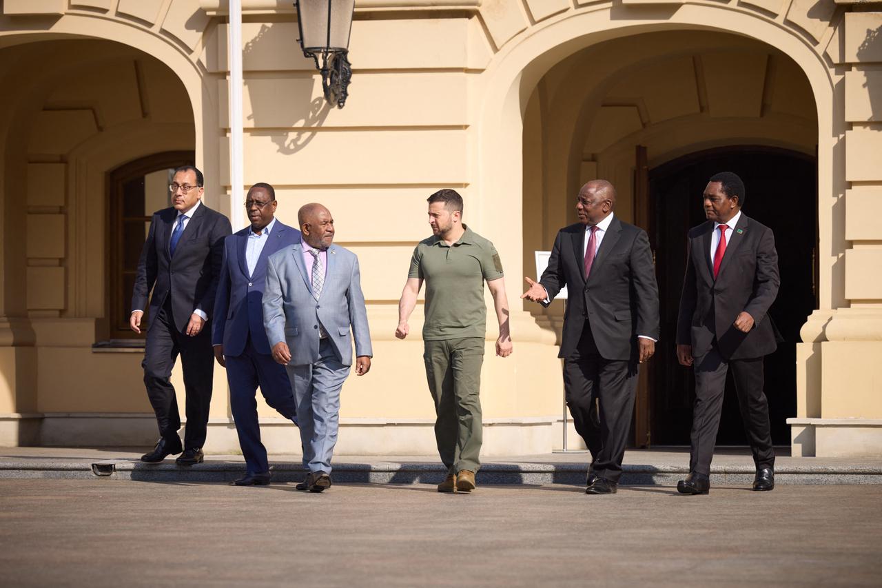 Volodymyr Zelensky Meets With Delegation Of African Countries - Kyiv