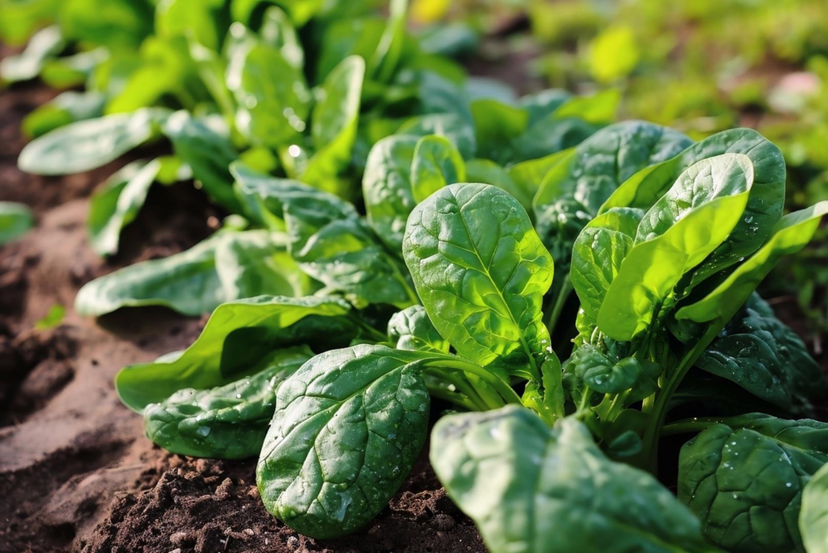 Špinat: Jedna je od najzahvalnijih kultura za jesensku sjetvu. Dobro podnosi niže temperature, a listove je moguće brati već nakon mjesec i pol dana. Sadi se u redove ili gusto, a redovito zalijevanje osigurava sočne i ukusne listove.