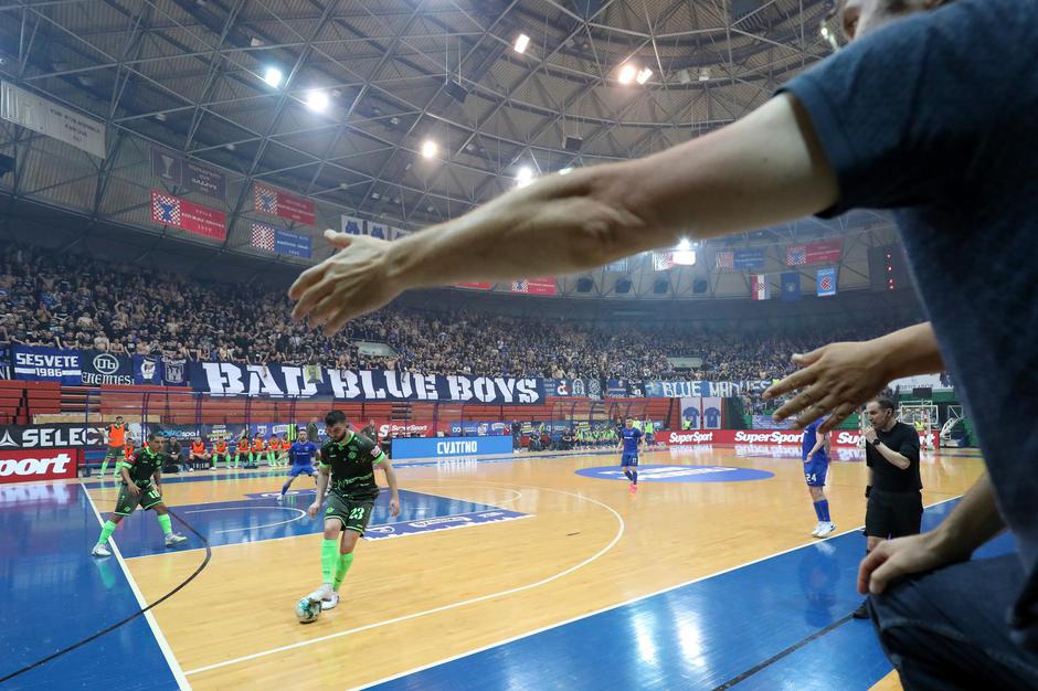 Zagreb: Treća utakmica finalne serije 1.HMNL između Futsal Dinama i Olmissuma