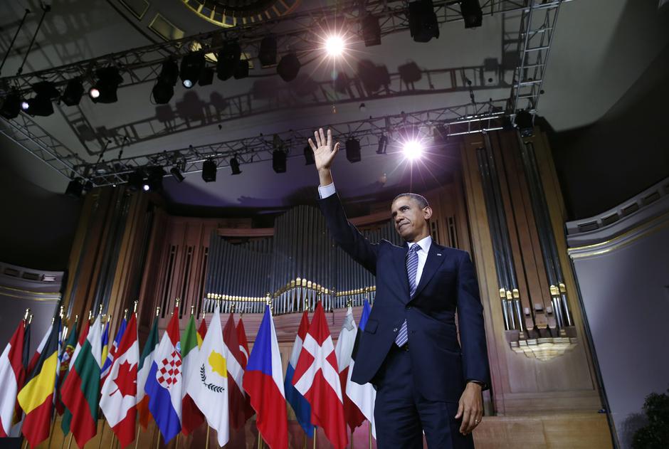 Barack Obama u Bruxellesu