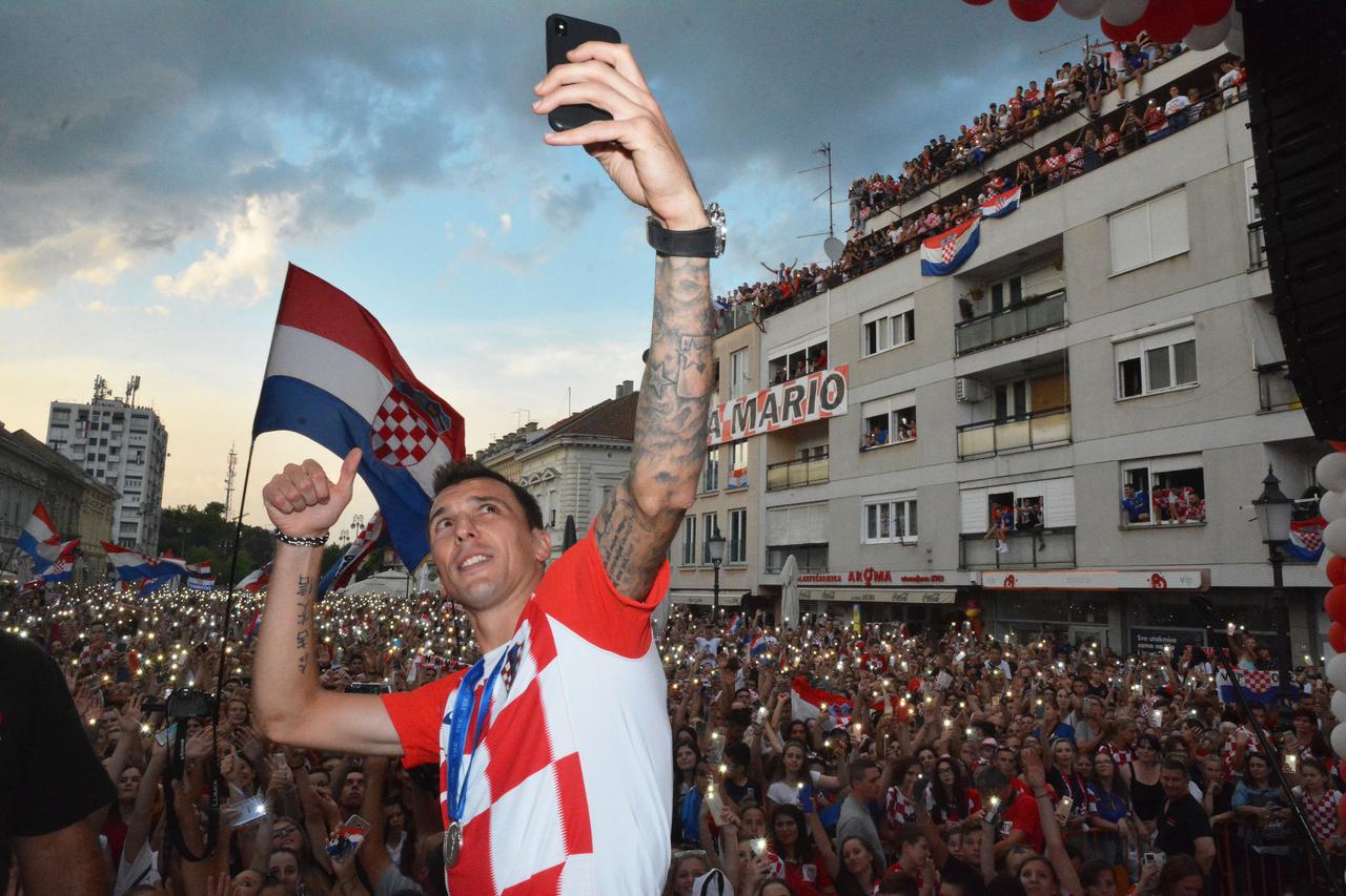 Doček Marija Mandžukića