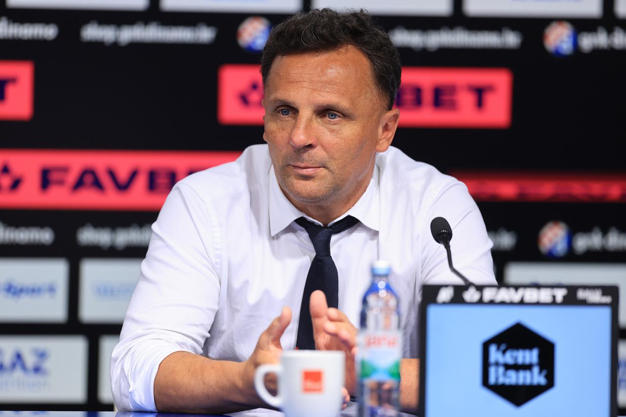 Mario Kovačević na konferenciji za medije nakon utakmice s Goricom 