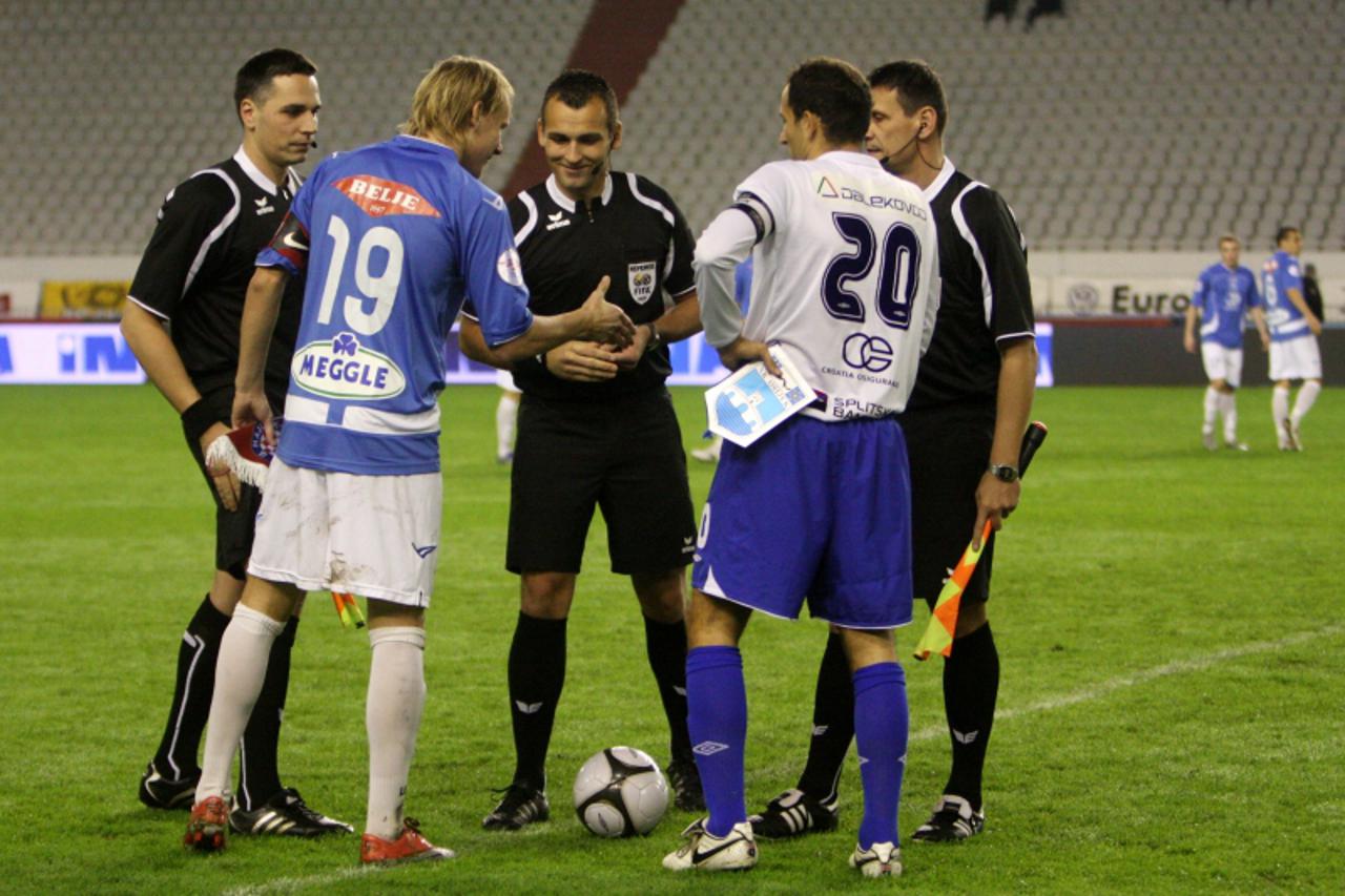 'Sport-28.11.2009.-Split, Hrvatska - Od 20.15 sati na Poljudu igra se 16. kolo Prve HNL -  HNK Hajduk protiv NK Osijek _  Photo: Ivana Ivanovic/PIXSELL'