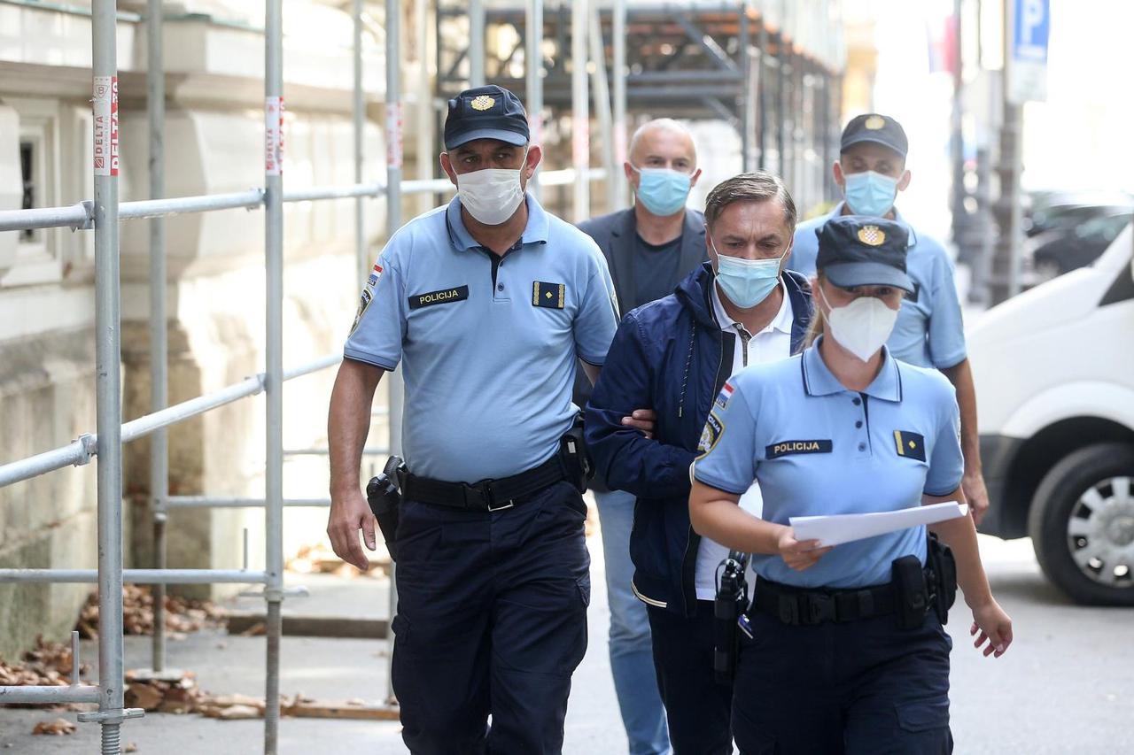 Zagreb: Dražen Barišić i Vinko Grgić dovedeni pred suca istrage zbog afere Janaf