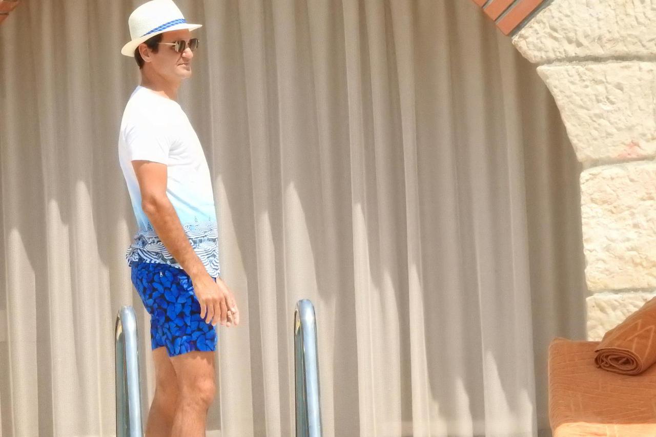 Roger Federer s obitelji i prijateljima uživa na ljetovanju na Malom Lošinju