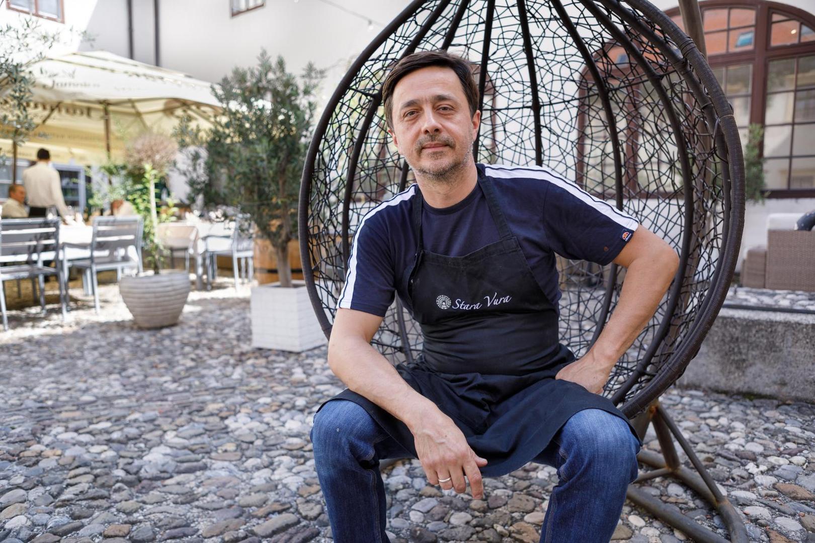 22.07.2020., Zagreb - Restoran Stara Vura u Opatickoj ulici. Tomislav Vuk, vlasnik restorana. 
Photo: Tomislav Miletic/PIXSELL