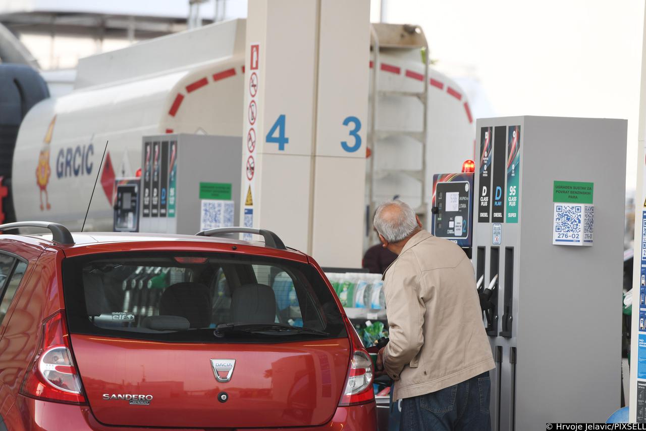 Šibenik: Na benzinskim postajama i ovaj tjedan skuplje gorivo