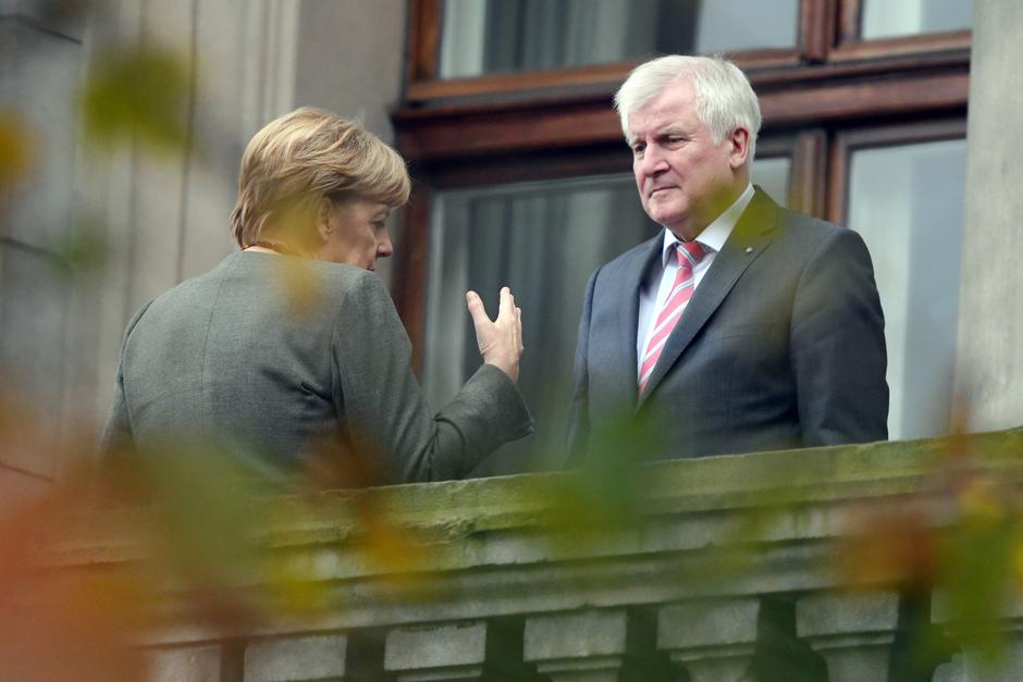 Angela Merkel i Horst Seehofer