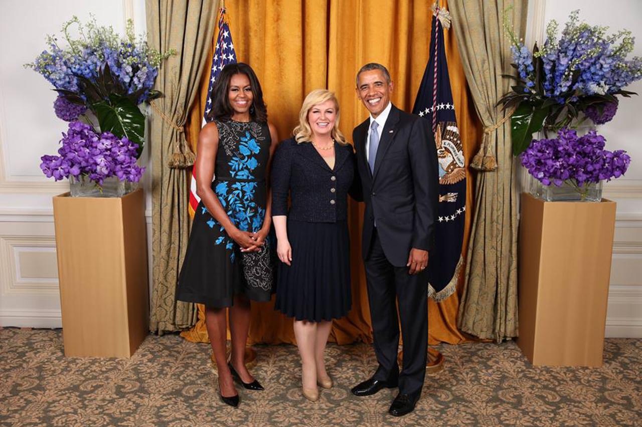 Kolinda i Obama