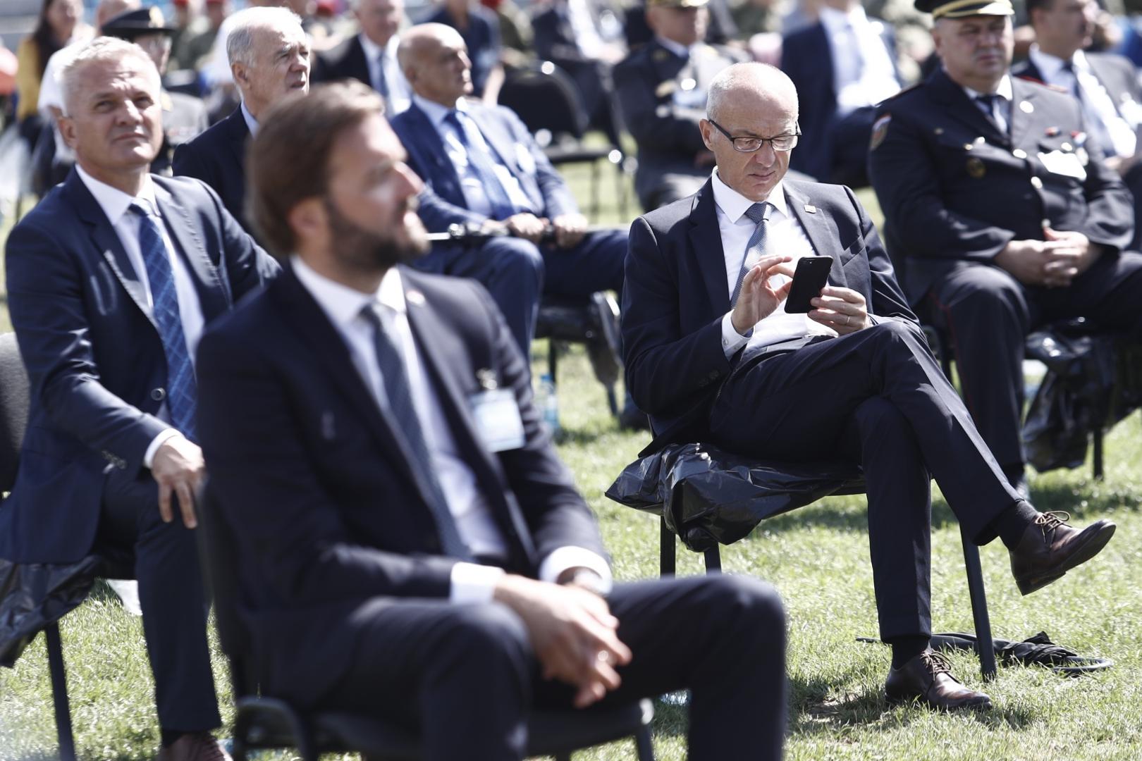 05.08.2021., Knin - Svecani program i dolazak drzavnih duznosnika povodom Dana pobjede i domovinske zahvalnosti te Dana hrvatskih branitelja na stadionu NK Dinara. Damir Krasticevic. Photo: Milan Sabic/PIXSELL