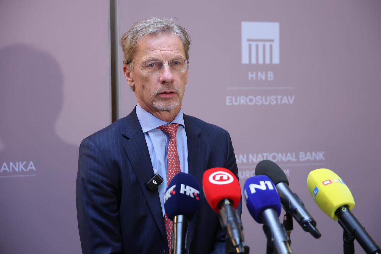 Zagreb: Boris Vujčić obratio se medijima nakon što je nominiran za potpredsjednika Europske središnje banke