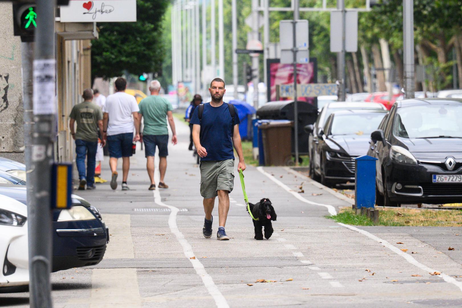 Kako bi se dva pješaka mimoišla jedan mora kročiti na biciklističku stazu. 