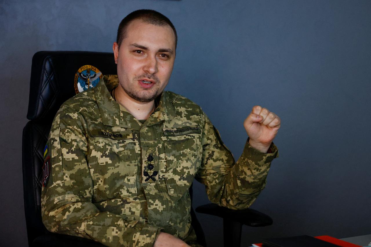 Ukraine's Military Intelligence chief Budanov attends an interview with Reuters in Kyiv