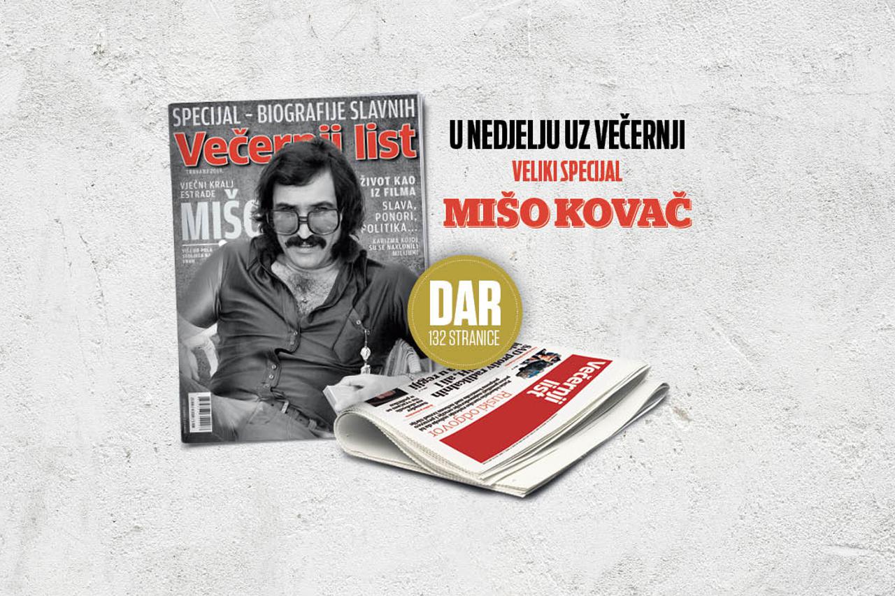 Veliki specijal o Miši Kovaču na dar uz Večernji list