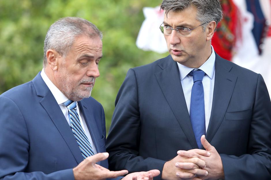 Gradonacelnik Milan Bandic i premijer Andrej Plenkovic