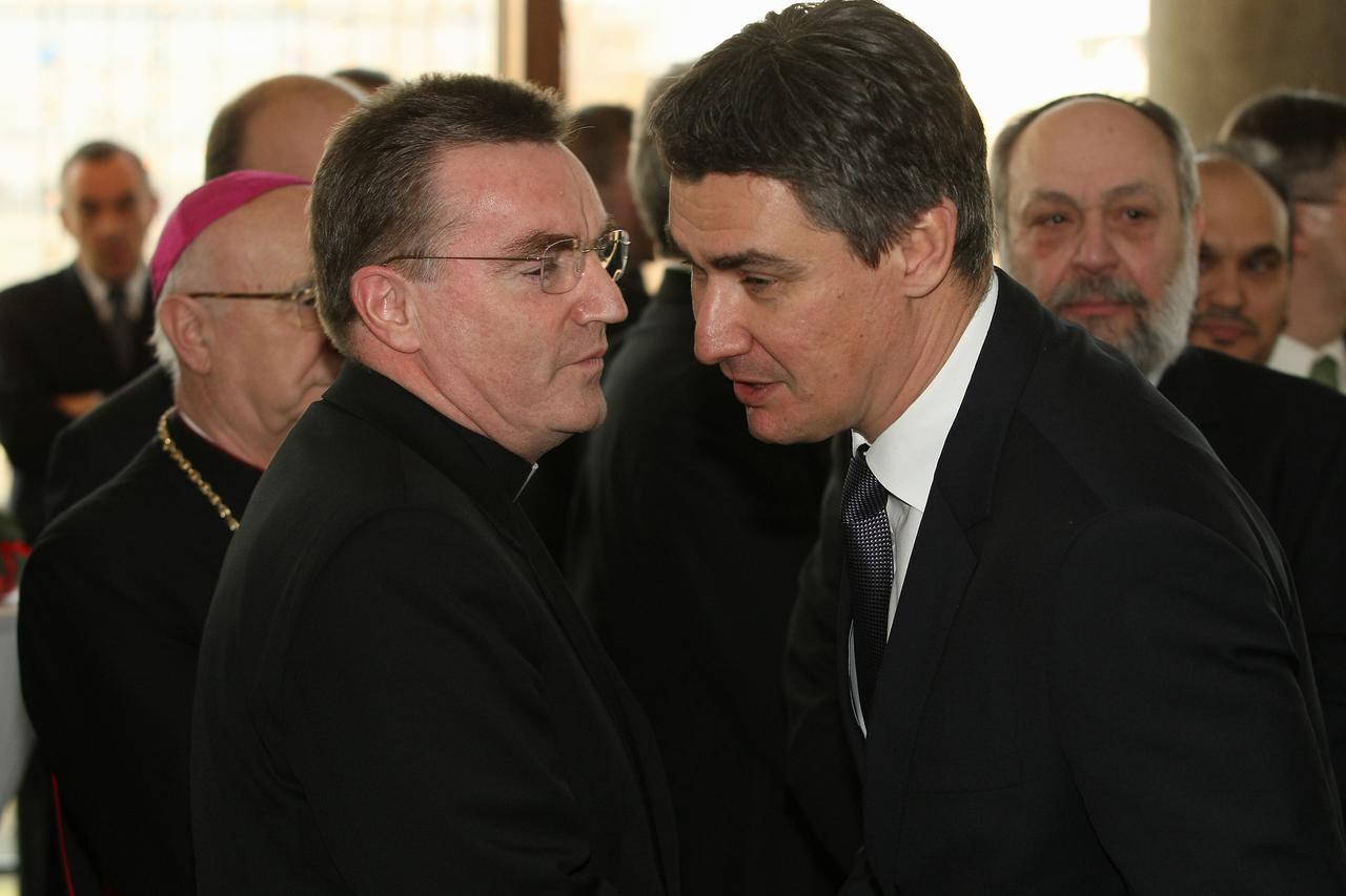 Josip Bozanić i Zoran Milanović