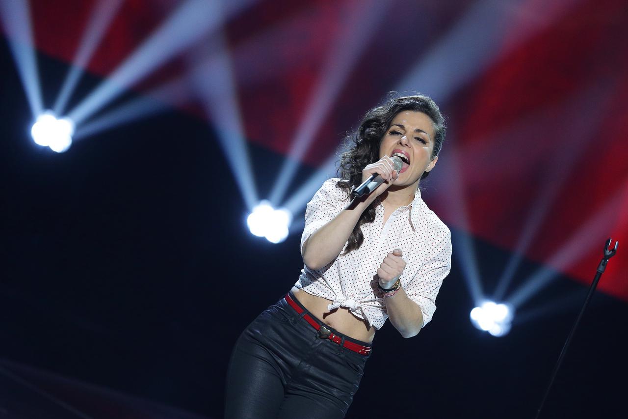 21.03.2015., Zagreb - Live snimanje emisije The Voice u studiju HRT-a. Photo: Zeljko Lukunic/PIXSELL