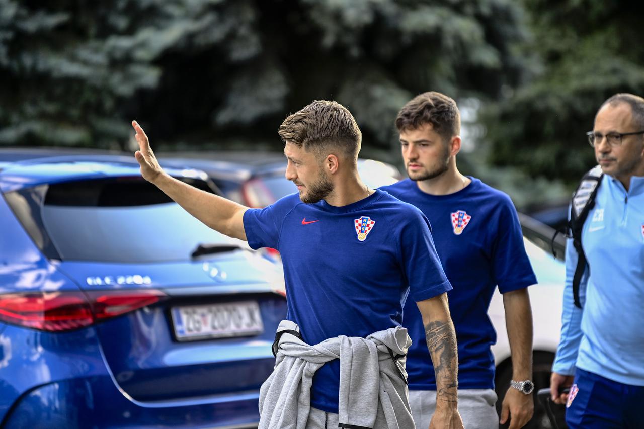 Zagreb: Hrvatski reprezentativci dolaze na trening