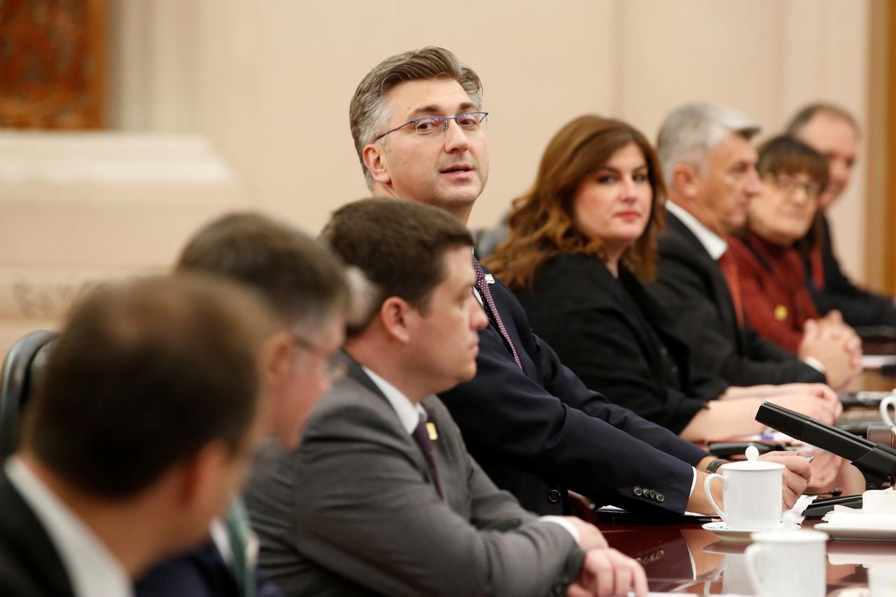 Andrej Plenković i Li Keqiang u Kini