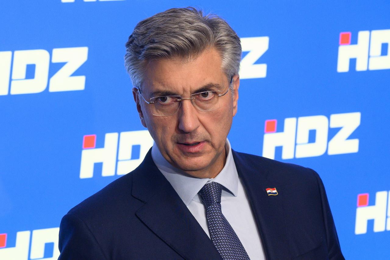 Zagreb: Izjave Andreja Plenkovića nakon sjednice Predsjedništva i Nacionalnog odbora