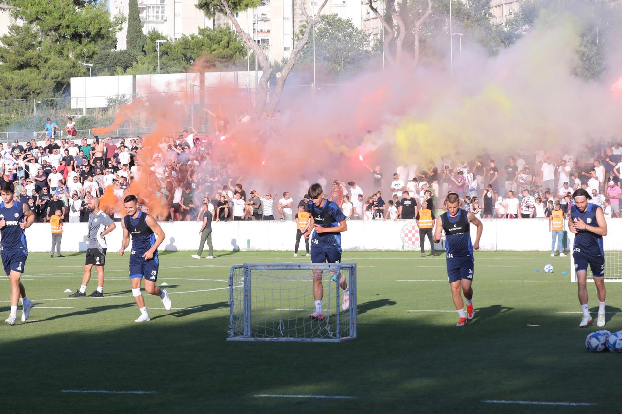 Split: Gattuso održao otvoreni trening Hajduka pred navijačima