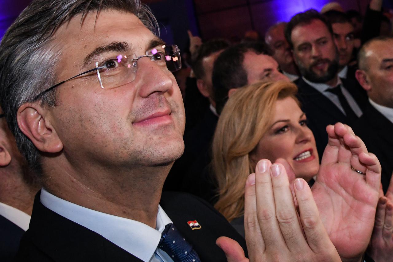 Andrej Plenković i Kolinda Grabar-Kitarović