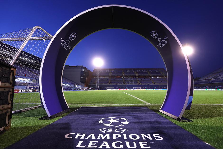 Zagreb: Maksimirski stadion uo?i po?etka utakmice GNK Dinamo - RB Salzburg 