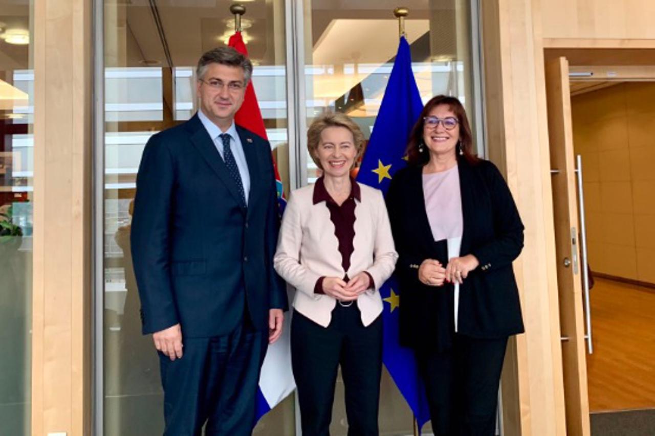 Andrej Plenković, Ursula von der Leyen i Dubravka Šuica