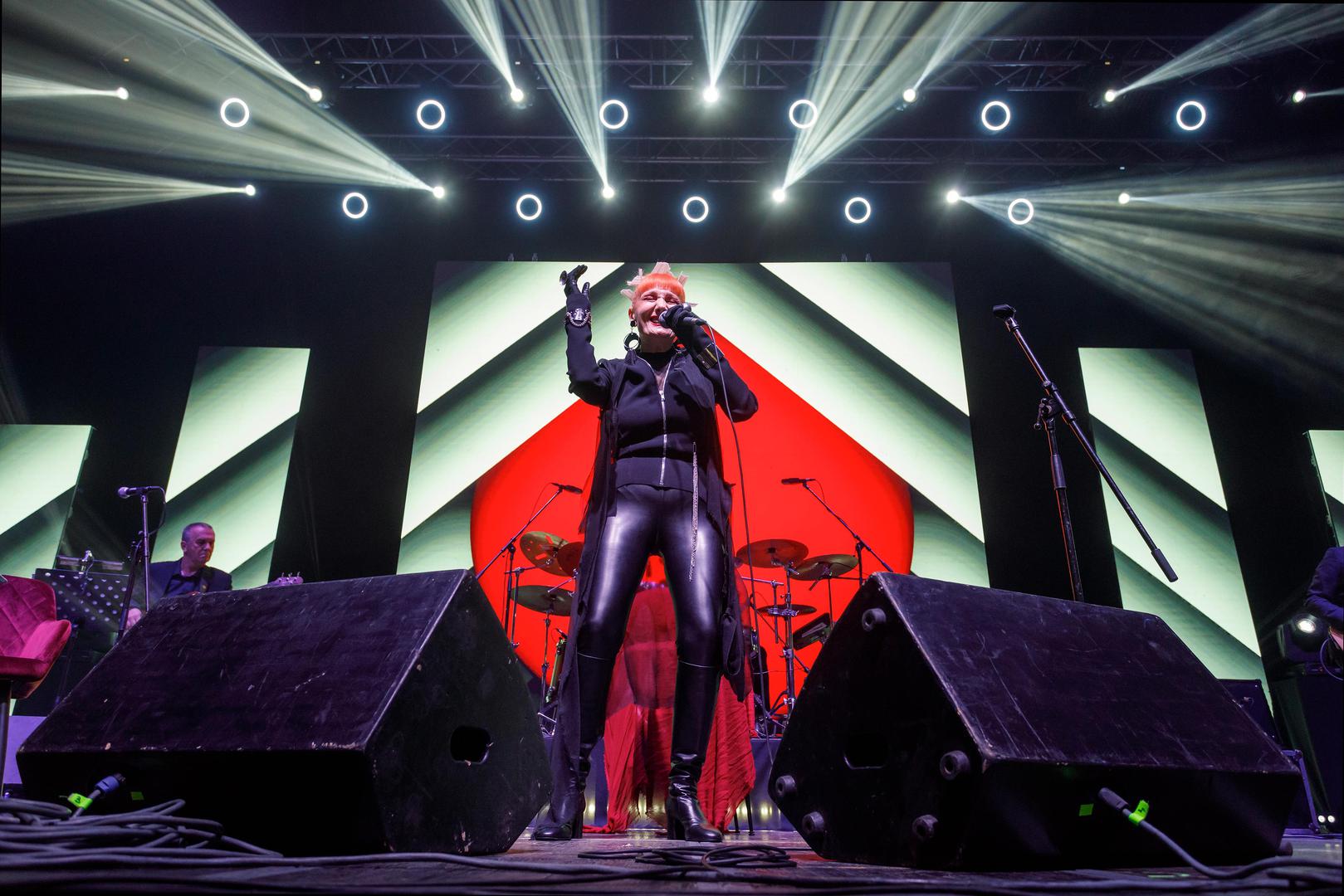 17.02.2024., Zagreb - Koncert pjevacice Josipe Lisac u maloj dvorani Doma sportova. Photo: Tomislav Miletic/PIXSELL