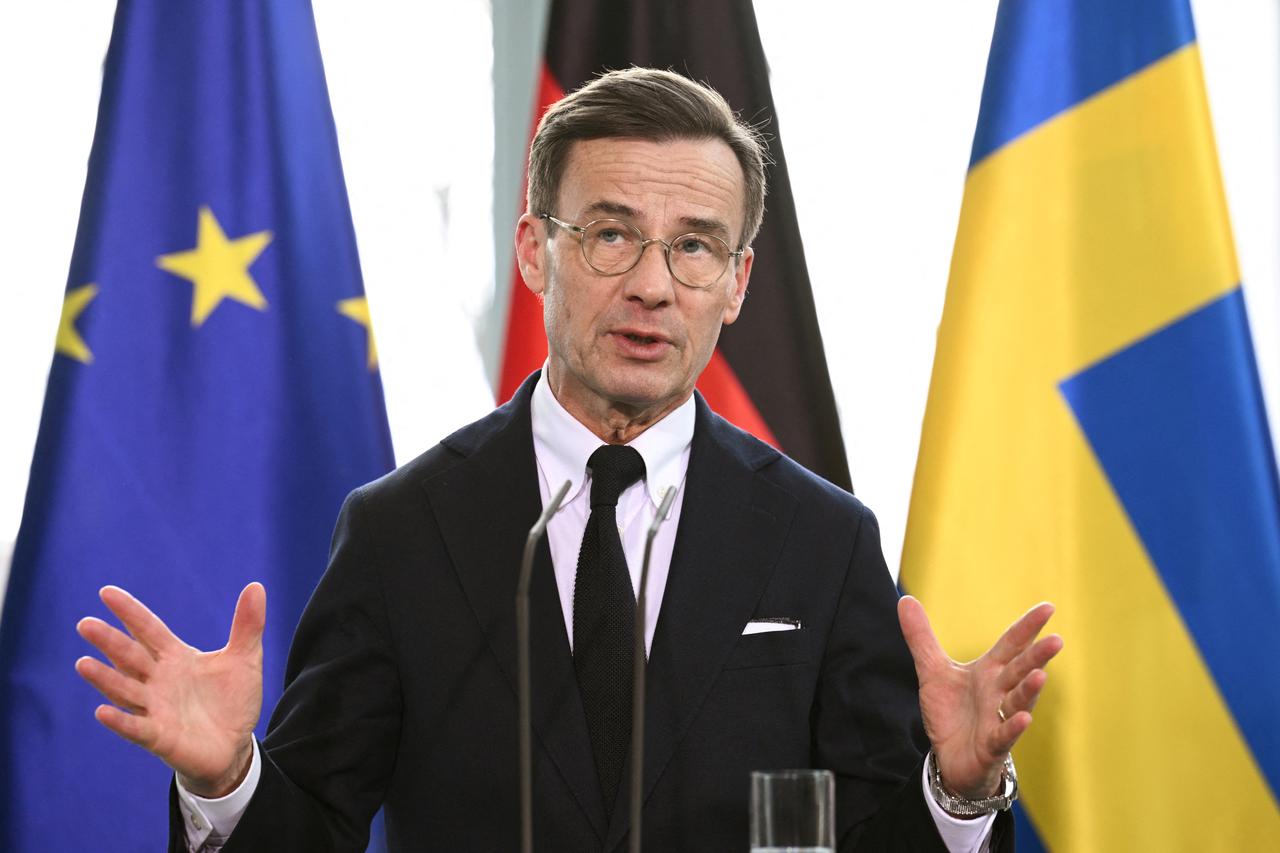 Swedish PM Kristersson visits Berlin
