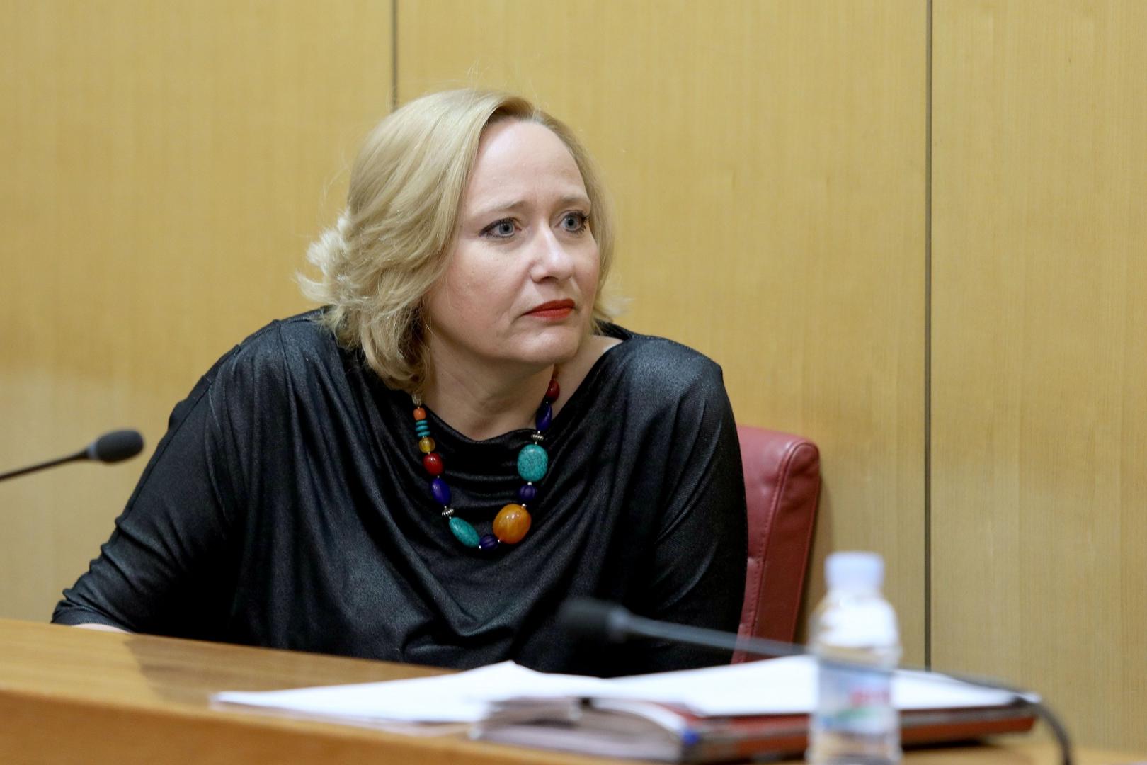 08.05.2020., Zagreb - Sabor je 16. sjednicu nastavio raspravom o izvjescu o radu pucke pravobraniteljice. Lora VidovicPhoto: Patrik Macek/PIXSELL