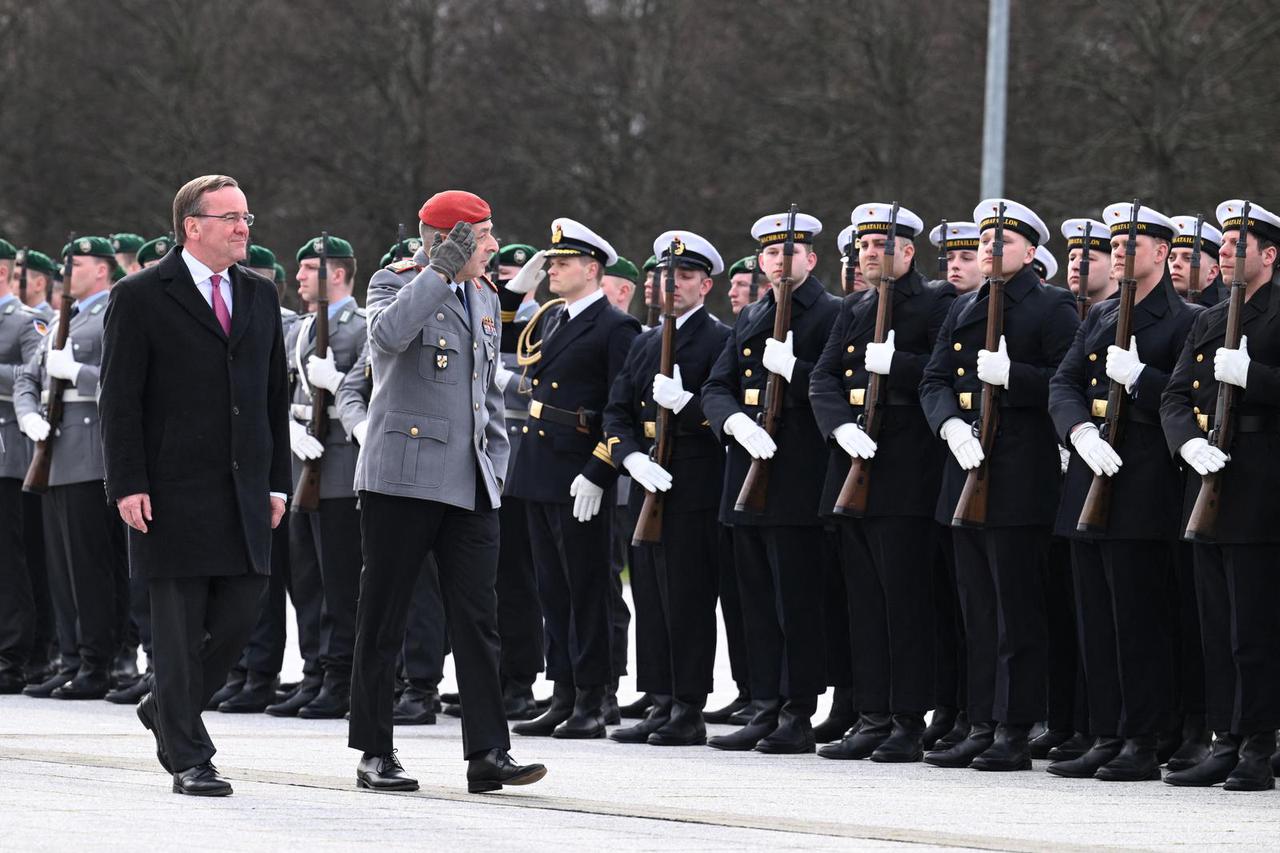 Inauguration of new Inspector General of Germany's army Bundeswehr, in Berlin