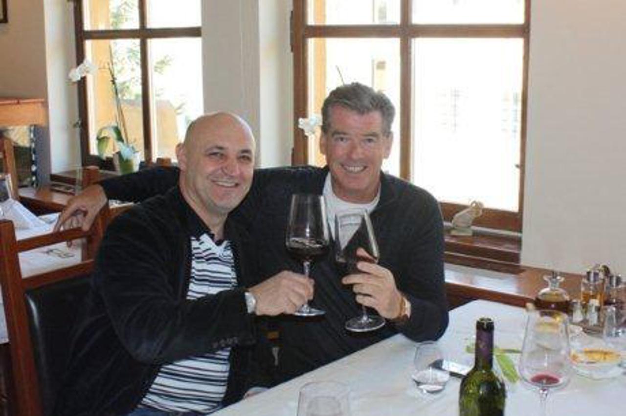 Dražen Horvat i Pierce Brosnan