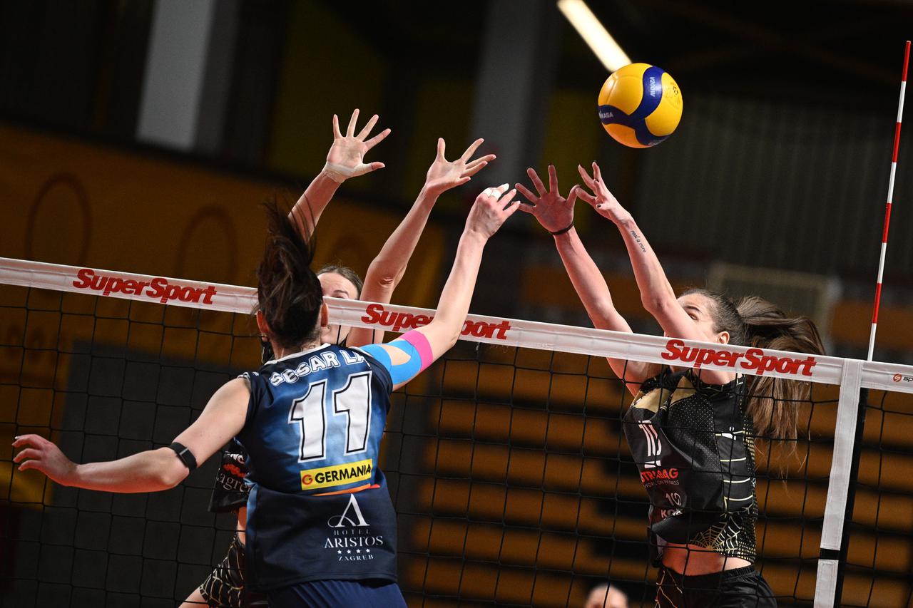 Zagreb: Mladost i Dinamo sastali se u polufinalu Kupa Hrvatske za odbojkašice