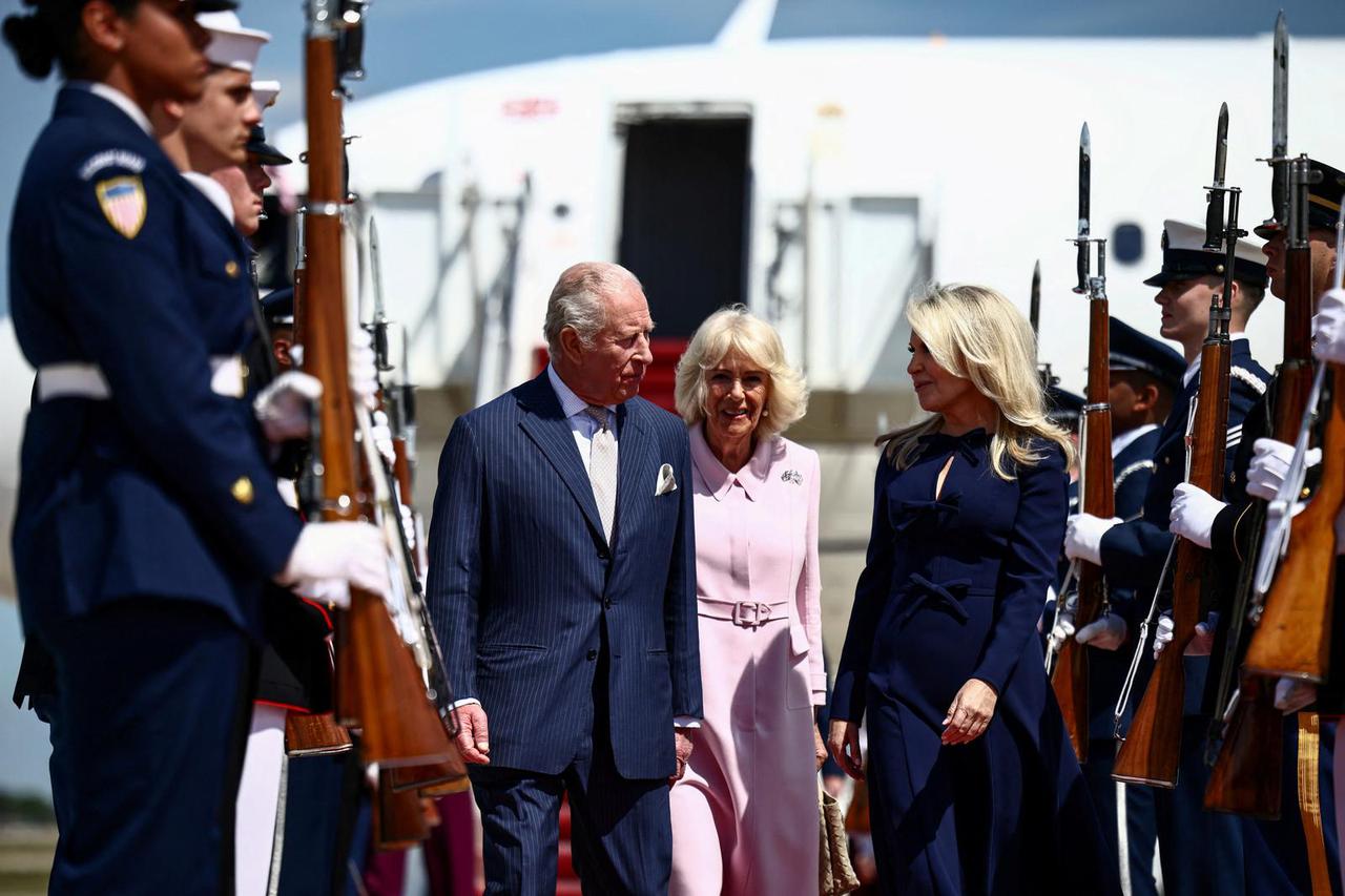 Britain's King Charles and Queen Camilla in the United States for state visit