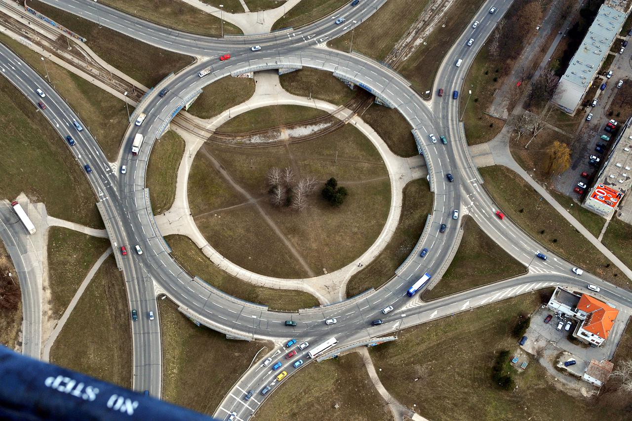 21.02.2009.,Zagreb - Zagreb iz zraka ,rotor -  novi zagreb  Photo: Marko Lukunic/Vecernji list