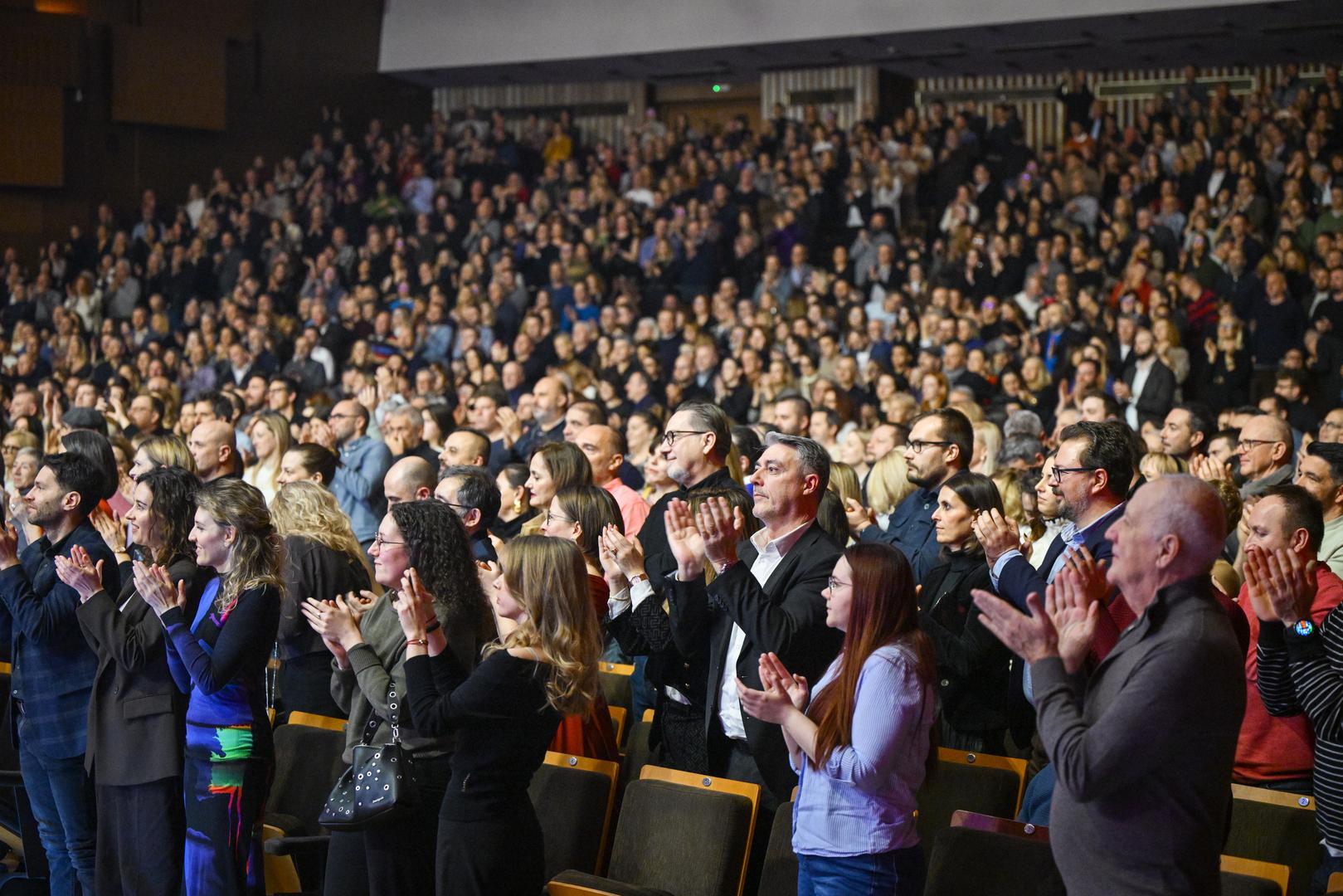 23.01.2026., Zagreb - Nagradjivani americki glazbenik Gregory Porter s bendom u pratnji Zagrebacke filharmonije nastupio  u KD Vatroslav Lisinski povodom otvaranja 17. Zagreb Jazz Festivala.   Photo: Neva Zganec/PIXSELL