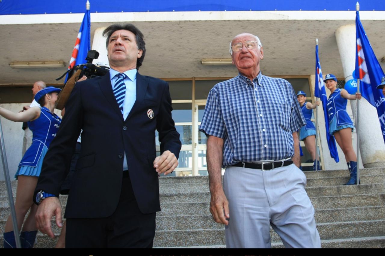 \'16.06.2011., Maksimir, Zagreb - Svecano otvorenje novog trening kompleksa Dinamo iza restorana Domagoj na Sveticama. Zdravko Mamic, Vlatko Markovic Photo: Marko Prpic/PIXSELL\'