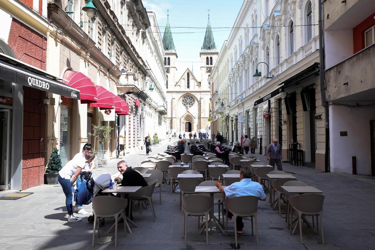 Sarajevo: Ponovno otvorene teresa ugostiteljskih objekata