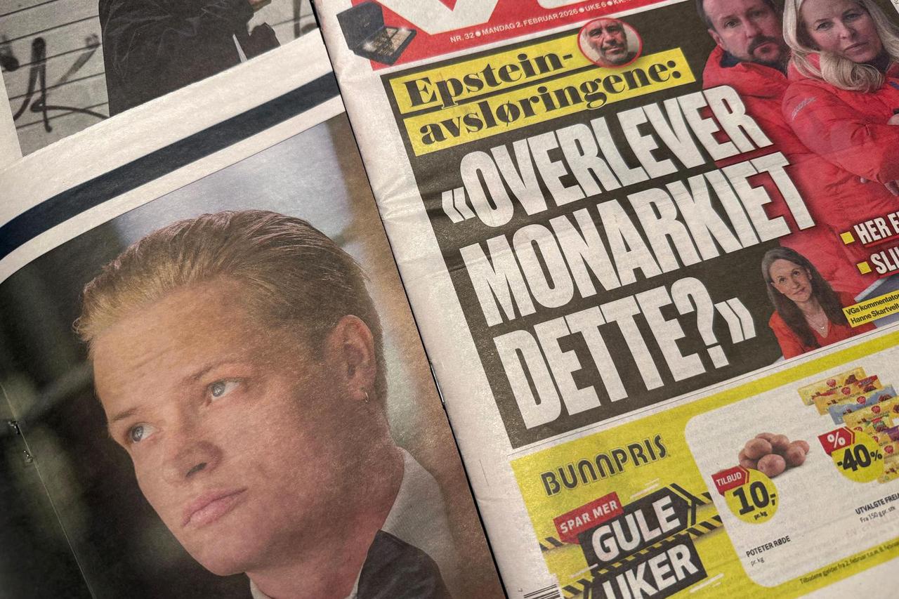Norwegian newspapers report on the royal family