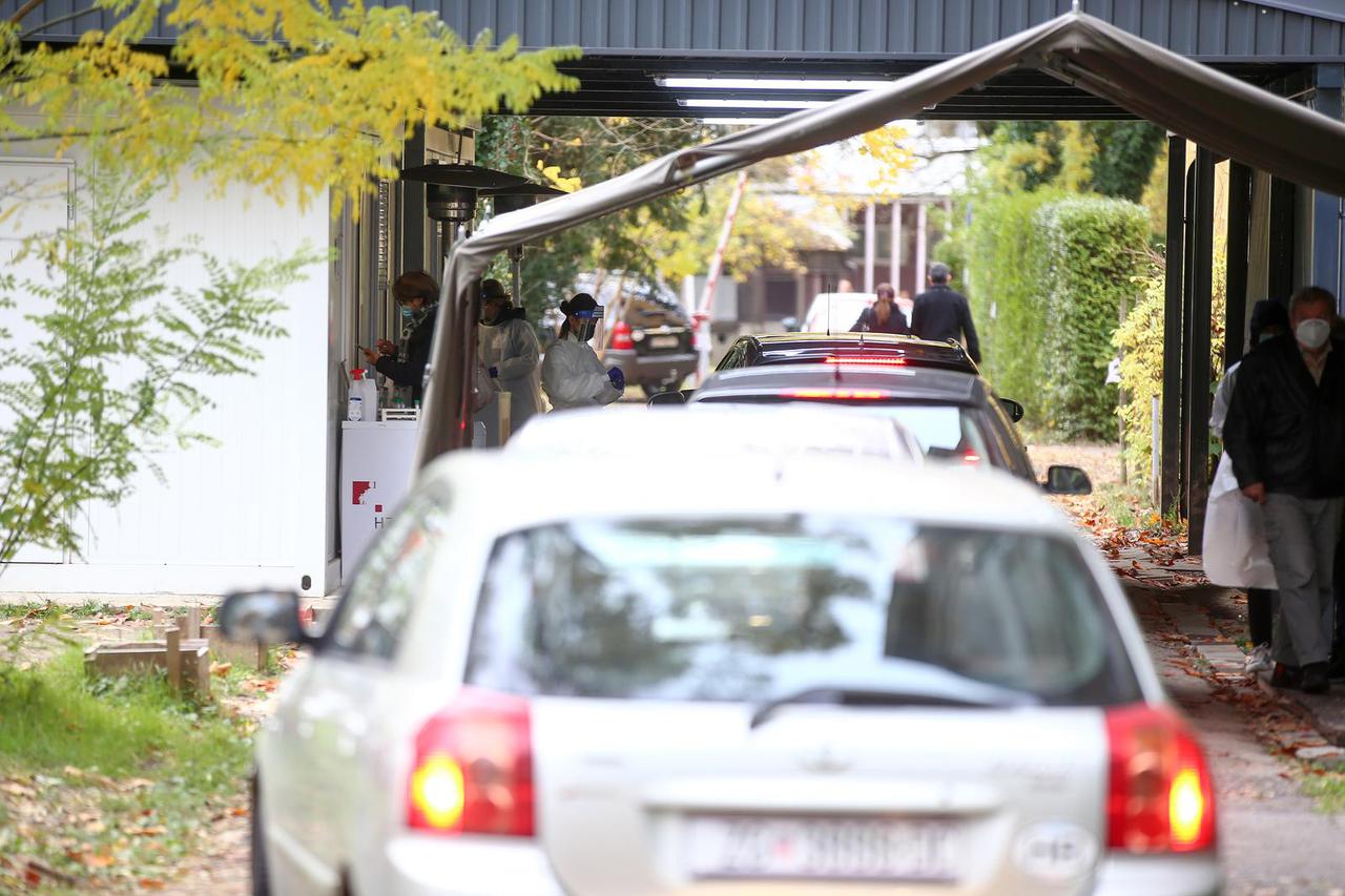 Zagreb: Testiranje na COVID 19 na Hrvatskom zavodu za javno zdravstvo