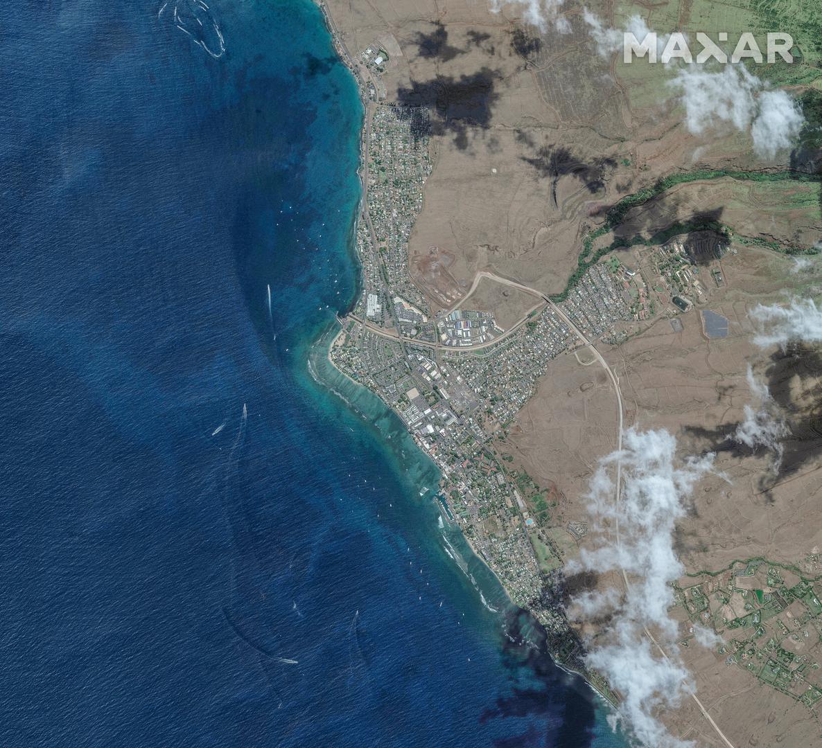 A satellite image shows an overview of Lahaina, Maui County, in Hawaii, U.S., June 25, 2023. Maxar Technologies/Handout via REUTERS THIS IMAGE HAS BEEN SUPPLIED BY A THIRD PARTY. NO RESALES. NO ARCHIVES.  DO NOT OBSCURE LOGO. MANDATORY CREDIT Photo: Handout/REUTERS