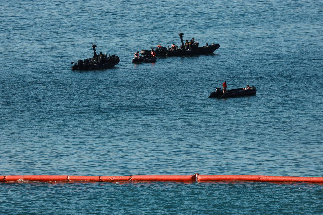 Mass crossings of migrants on foot and by sea from Morocco into Spanish territory, in Ceuta