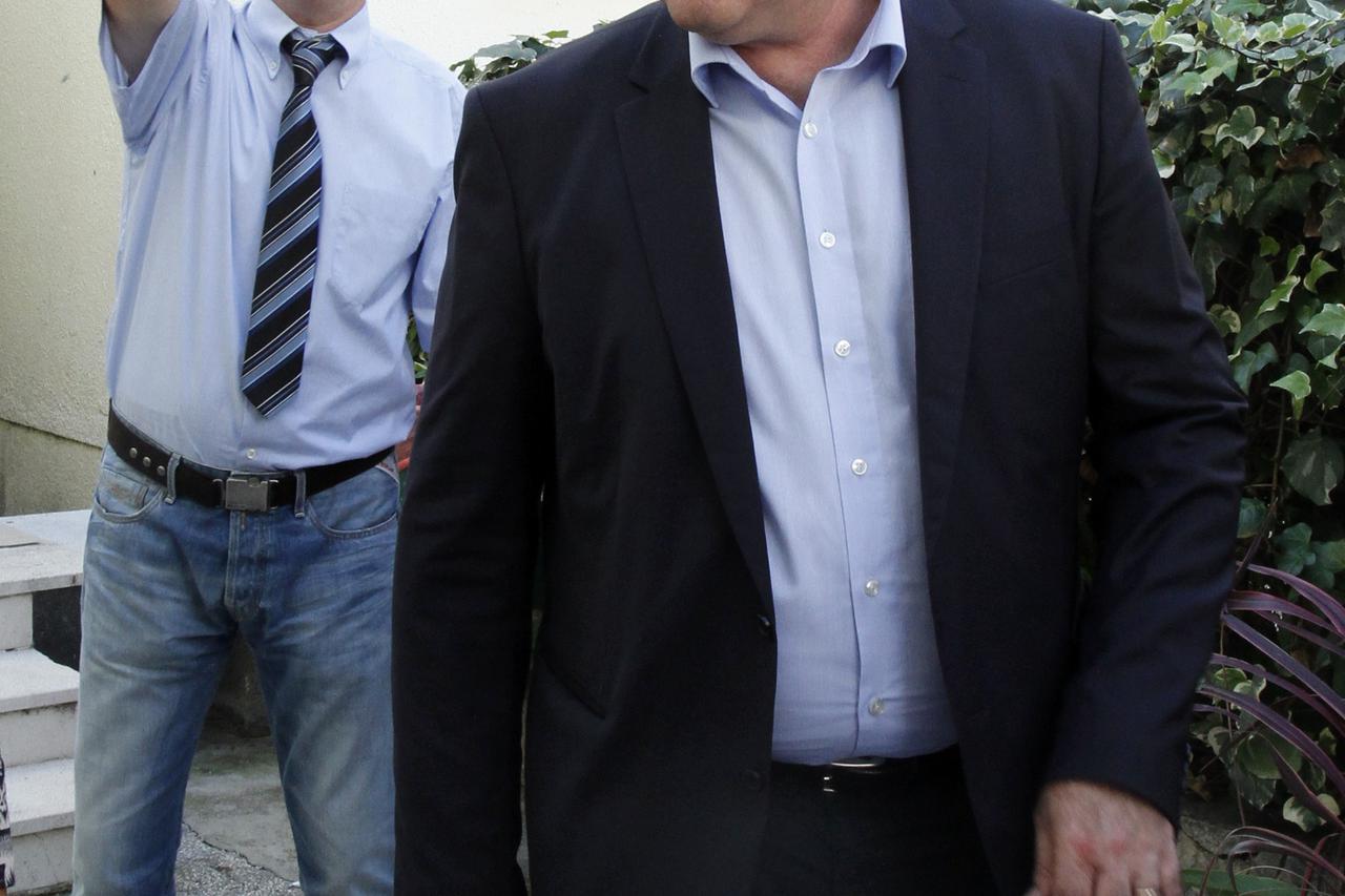 30.09.2014., Split - Gradonacelnik Splita Ivo Baldasar u posjetu djecjem domu Maestral s ravnateljem doma Miljenkom Grabarom i dogradonacelnicom Aidom Batarelo. 