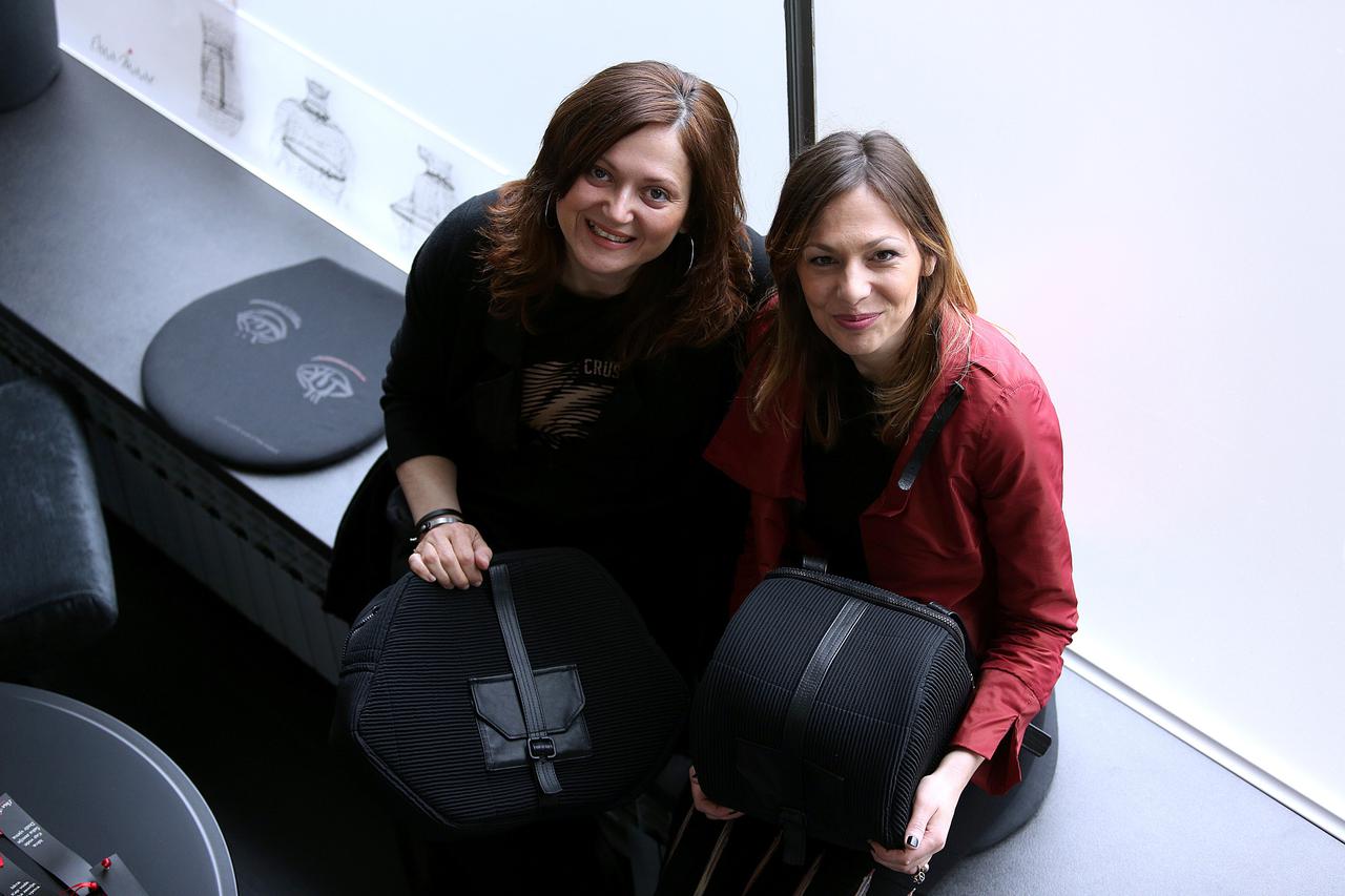08.04.2015., Zagreb - Dizajnerski brend Etna Maar. Dizajnerica Andrijana Subotic Pjajcik i direktorica Anita Tole Levenski.   Photo: Anto Magzan/PIXSELL
