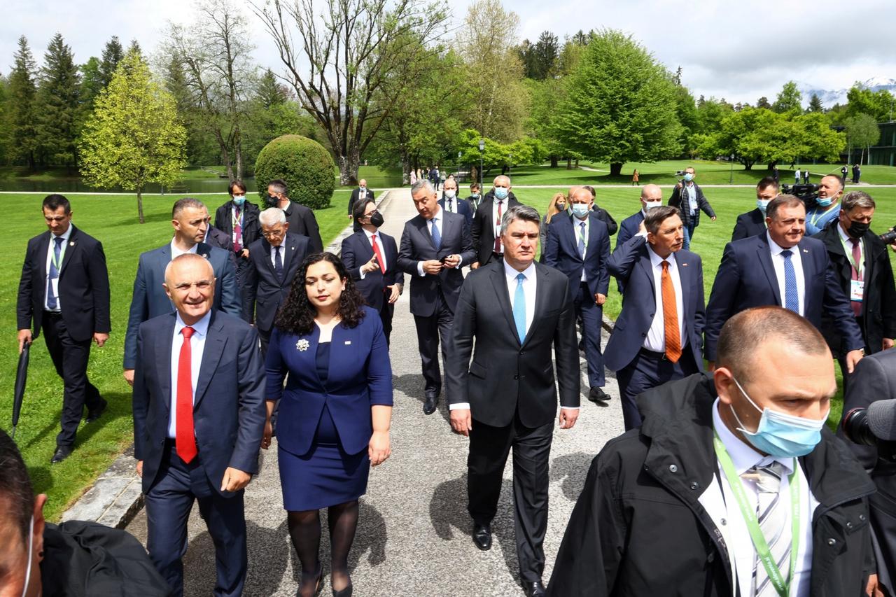 Balkan presidents attend the annual Brdo-Brijuni Process summit in Slovenia