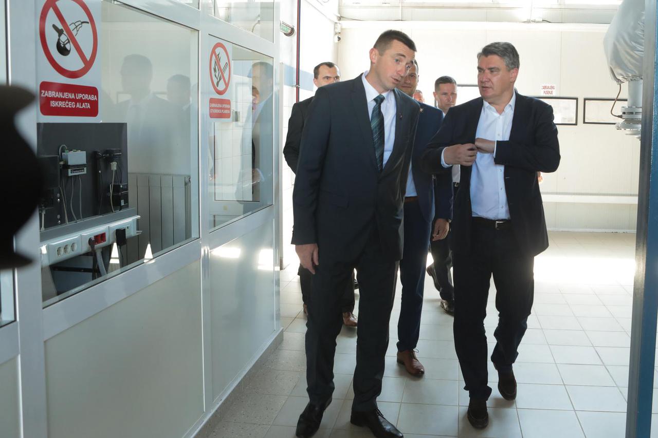 Predsjednik Republike obišao je  solarno terminalno polje i kotlovnicu u Borovom Naselju