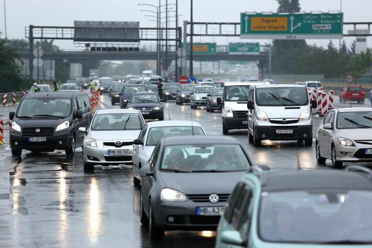 Lučko,prometna gužva