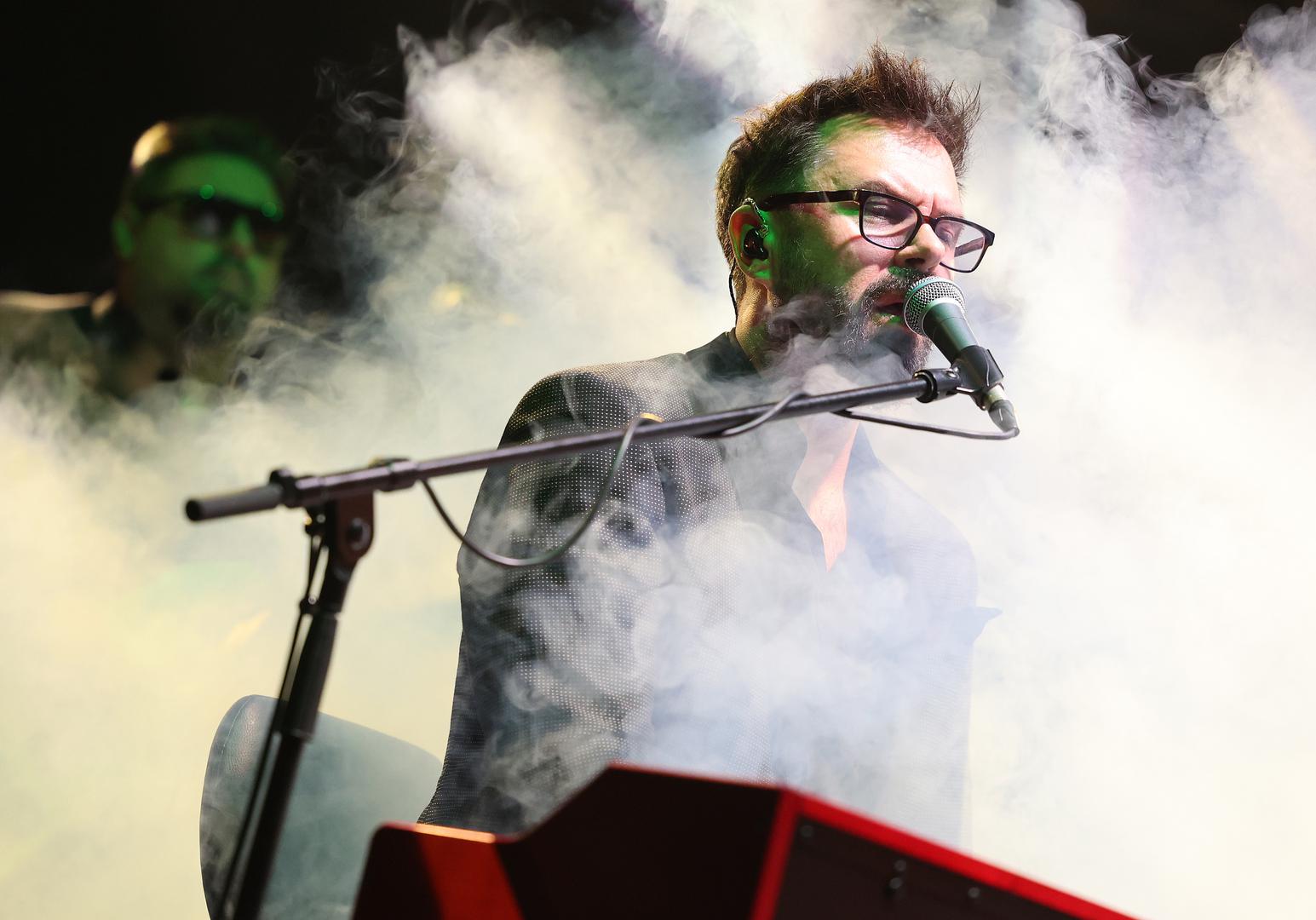 15.10.2022., Samobor - U sklopu proslave 780 rodjendana grada Samobora, odrzan koncert Petra Grase i vatromet na Trgu kralja Tomislava. Photo: Marko Prpic/PIXSELL